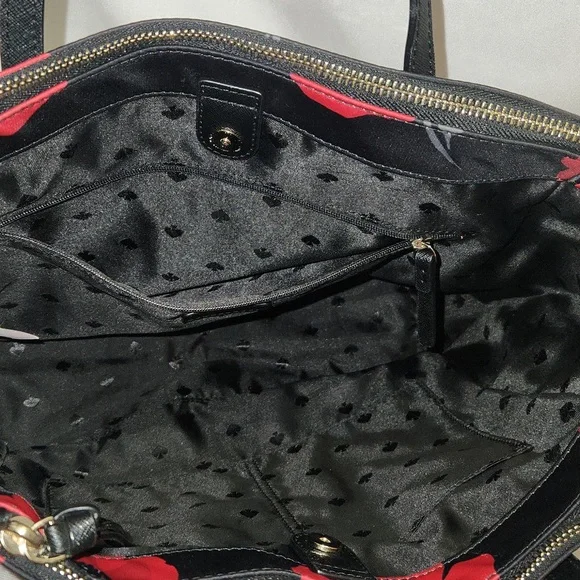 Kate Spade Wilson Road Poppy Alyse Nylon Floral Satchel Tote - Picture 12 of 16